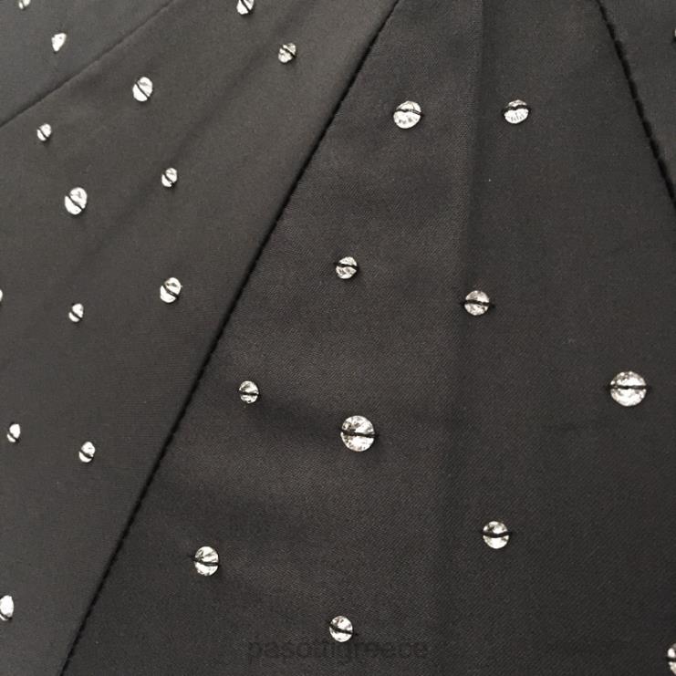 ομπρέλα | PASOTTI 185n plat-34 s8 - μαύρη ομπρέλα swarovski διπλό ύφασμα 2N6B8518 γυναίκες